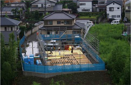 日本奇特的建房子方式过程全览