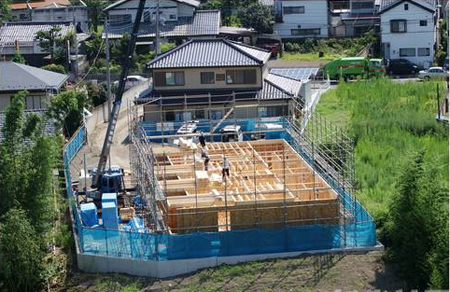 日本奇特的建房子方式过程全览