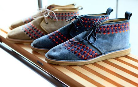 White Mountaineering刺绣鞋款 民族风浓郁