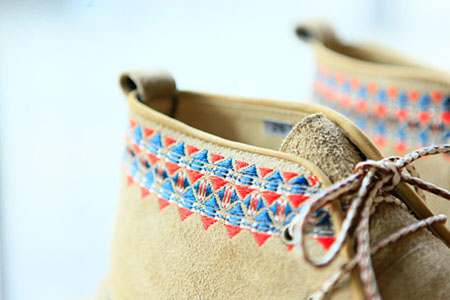 White Mountaineering刺绣鞋款 民族风浓郁