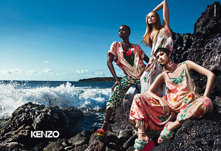 Kenzo广告大片海边取景 大气独特