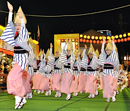 感受独特的德岛县阿波舞
