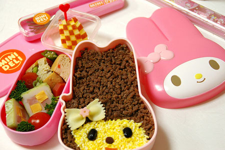 日本可爱的便当欣赏