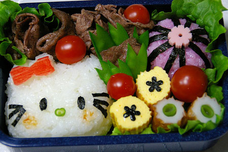 日本可爱的便当欣赏