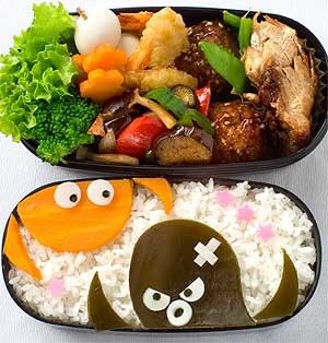 日本可爱的便当欣赏