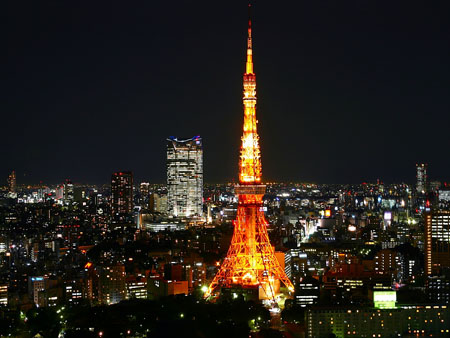 不倒的东京铁塔 坚强的日本