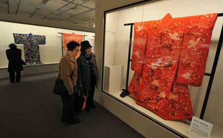江户和服艺术展在大阪高岛屋举办