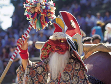 盛大的中岛框旗祭 熊甲祭典