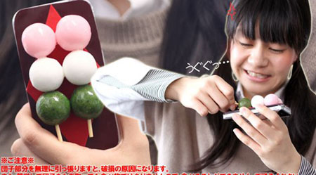 超级卡哇伊的日本最新iPhone4丸子保护套