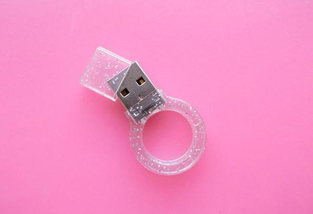 日本创意u盘之——神奇戒指