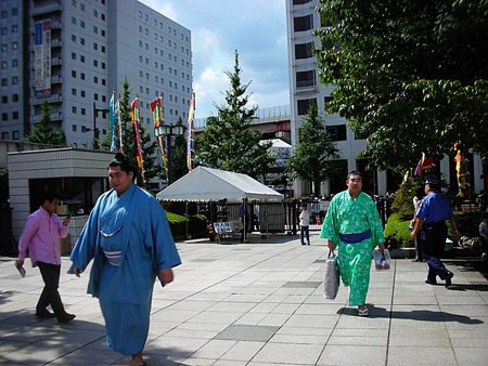 去东京都两国国技馆 体验日本相扑魅力