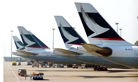 市场需求减少  国泰航空下月起开始削减赴日航线班次