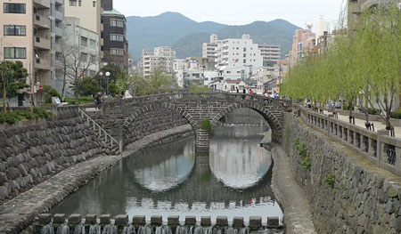 长崎市的眼镜桥