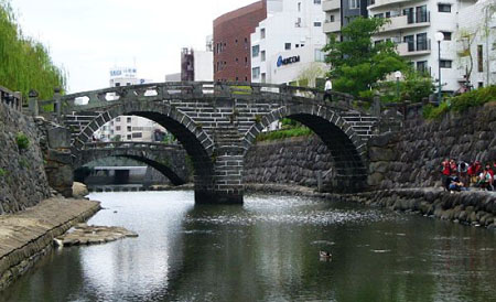 长崎市的眼镜桥