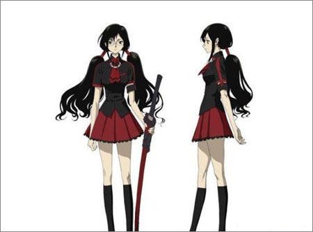 七月新番《BLOOD-C》最新消息 三大主角人设图公布