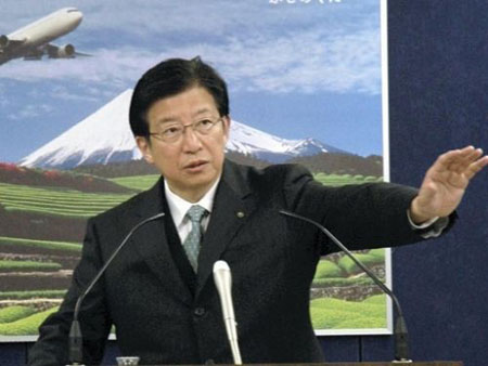 静冈知事对全面关闭滨冈核电站表示异议