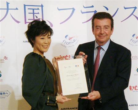 法国在日本展开旅游宣传活动 寺岛忍担任亲善大使