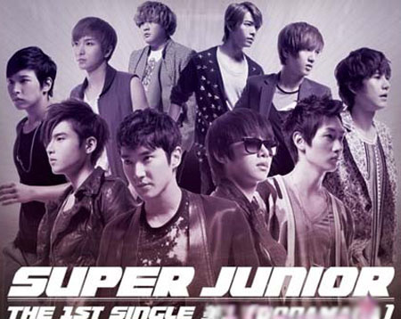 Super Junior日本首发单曲《美人啊》荣登公信榜第二位