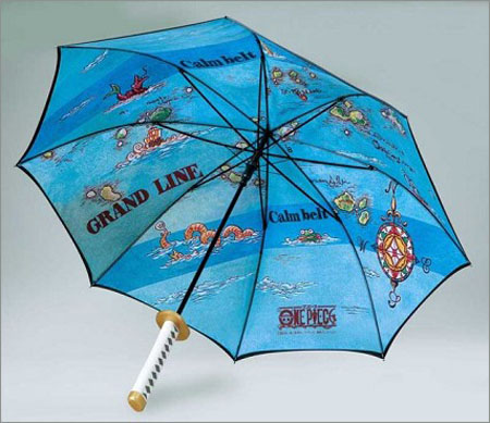 《ONE PIECE》再出新周边 索隆爱刀型雨伞已发售