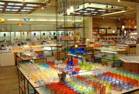 玻璃器皿的天堂  琉球玻璃村