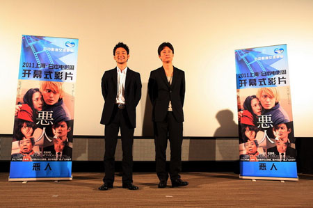 日本电影周上海开幕  妻夫木聪出席观众见面会