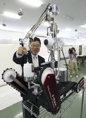 日本国产机器人将首次在福岛核电站作业