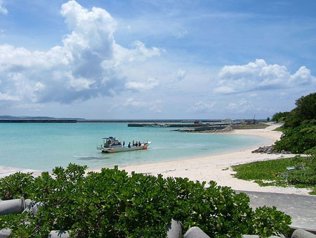 亚热带滨海岛屿 八重山群岛的鸠间岛