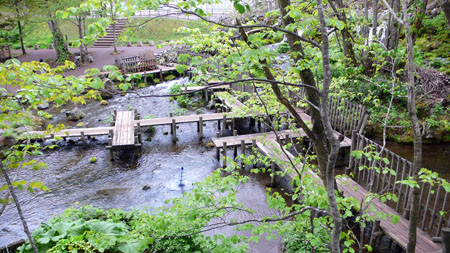 羊蹄山麓名水公园---自然之泉