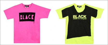 川久保玲夏日新作 打破黑白印象带来抢眼荧光