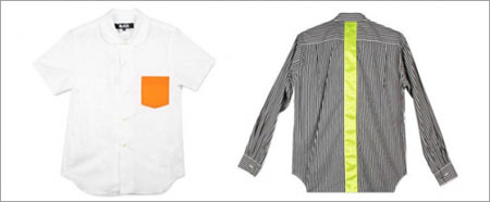 川久保玲夏日新作 打破黑白印象带来抢眼荧光