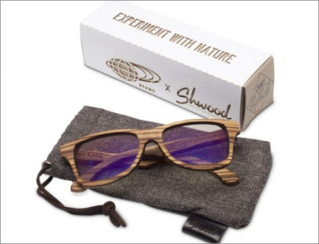 潮感十足木框眼镜 Beams成立35周年限量发行