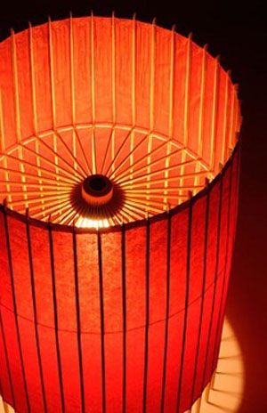 唯美复古和伞吊灯 打造新潮日系柔和家居环境