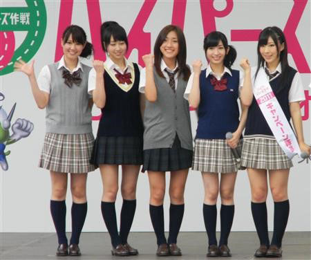 交通也走时尚路线 AKB48被选为应对交通堵塞的宣传活动队长