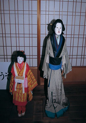 草根文化净琉璃的集中展区 徳岛市阿波十郎兵卫屋敷