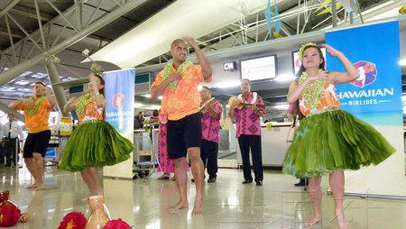美国夏威夷航空公司开通火鲁努努至日本关西的定期航线