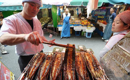 日本的“土用丑之日”   吃鳗鱼消暑增进食欲
