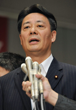 海江田万里表明辞职意向 严重打击菅直人内阁