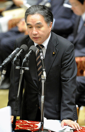 复兴大臣平野达男宣布日本政府将制定灾区土地的使用方针