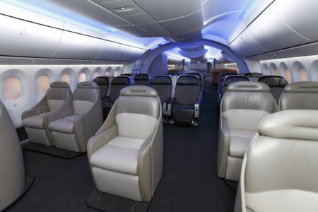 波音新一代客机客舱使用21世纪新技术 大幅改善机内环境