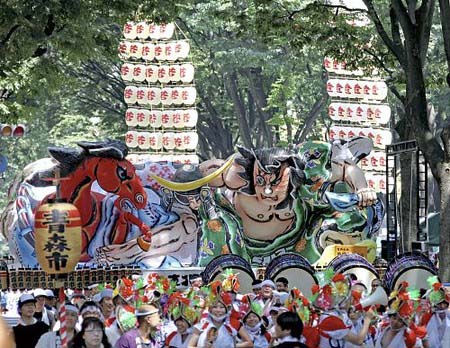 日本东北六魂祭闭幕 活动吸引36万游客到场观看