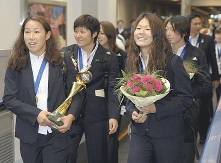 日本政府正在探讨授予女足代表队国民荣誉奖