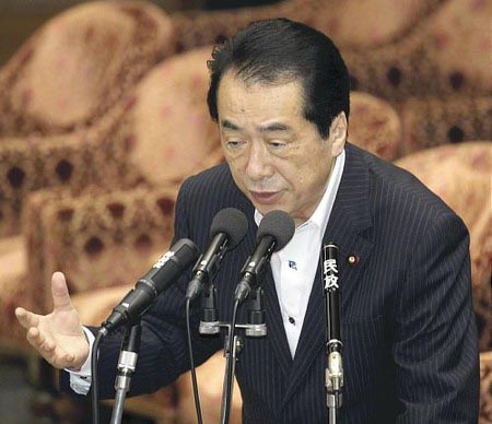 菅直人提出2013年举行参众两院双选举 否定近期解散众议院