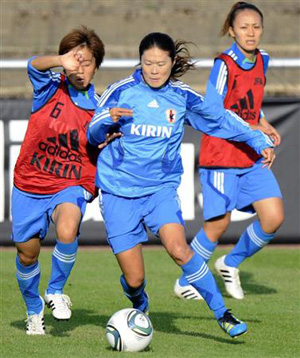 日本女足积极备战世界杯 目标锁定4强