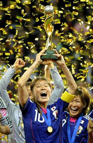 女足世界杯决赛 日本点球5-3美国首次夺冠
