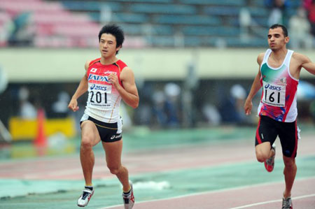 第19届田径亚锦赛开赛 江里口匡史男子100米预赛表现不俗