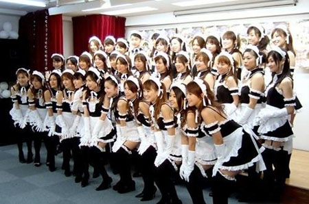 日本女仆文化风靡 女仆式的餐饮型态正流行