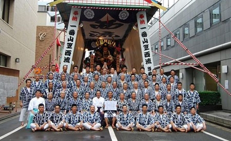 日本福冈博多祗园山笠祭迎来第770个年头