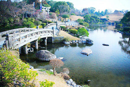 熊本市水前寺成趣园 日本三大庭园之一