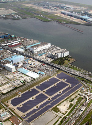 东京电力在川崎建造日本年度最大太阳能发电区域