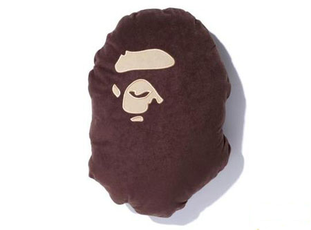 2011秋冬新款单品 ＂Bape Head＂ 猿人头抱枕